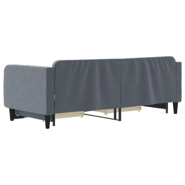 Lit de jour avec gigogne et tiroirs sans matelas 90x200 cm