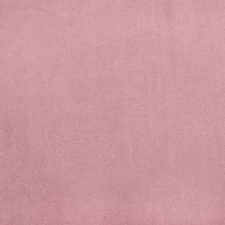 Lit de jour avec matelas rose 90x200 cm velours