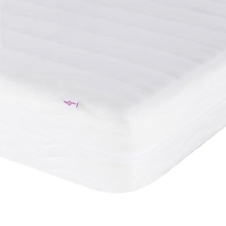 Lit de jour avec matelas jaune 90x200 cm velours