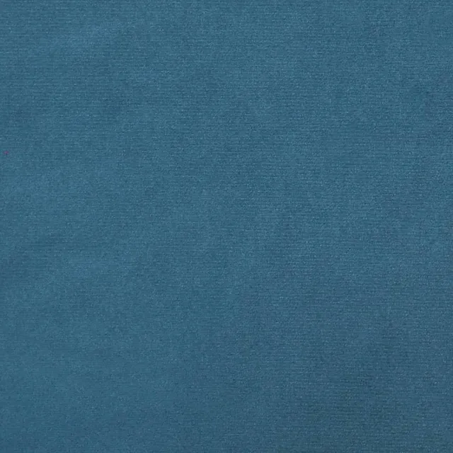 Lit de jour avec lit gigogne et matelas bleu 100x200 cm velours