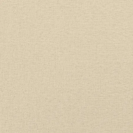 Lit de jour avec matelas crème 80x200 cm tissu