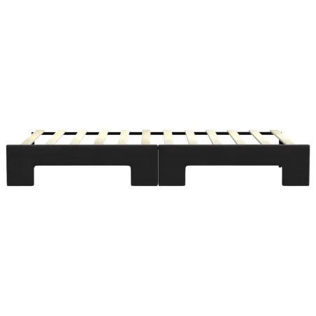 Lit de jour avec gigogne sans matelas 80x200 cm