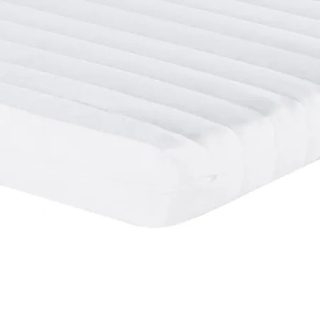 Lit de jour avec gigogne et tiroirs crème 80x200 cm tissu