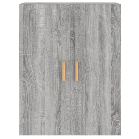 Armoires murales 2 pcs sonoma gris bois d'ingénierie