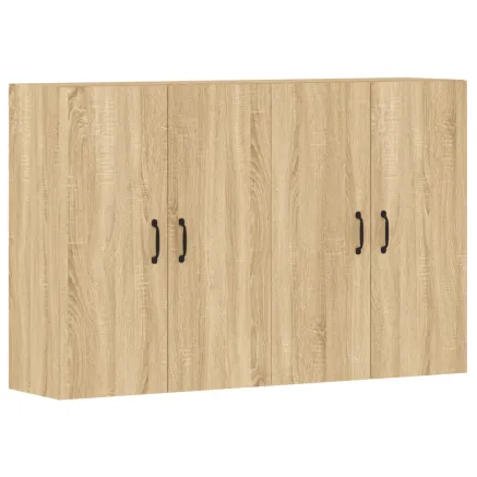Armoires murales 2 pcs chêne sonoma bois d'ingénierie 2