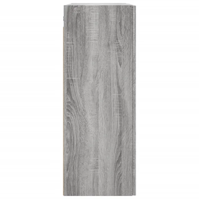 Armoires murales 2 pcs sonoma gris bois d'ingénierie