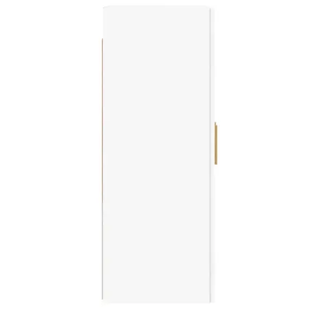 Armoires murales 2 pcs blanc bois d'ingénierie