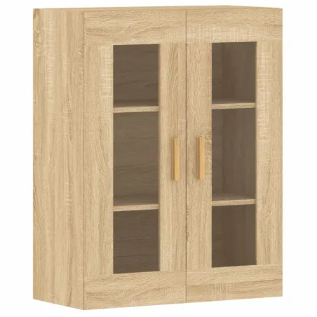 Armoires murales 2 pcs chêne sonoma bois d'ingénierie