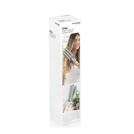 Triple Ceramic Styling Curling Iron Triler InnovaGoods 2