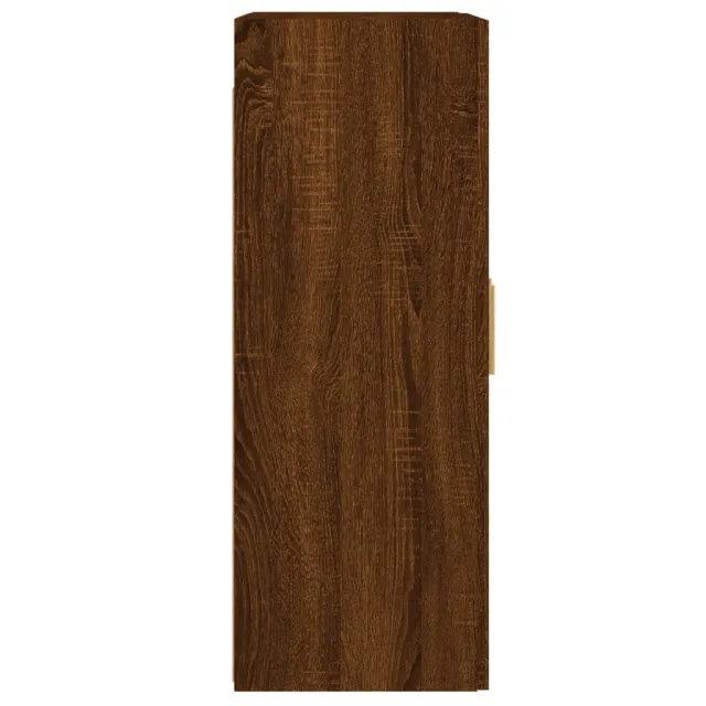Armoires murales 2 pcs chêne marron bois d'ingénierie