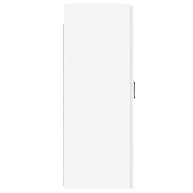 Armoires murales 2 pcs blanc bois d'ingénierie