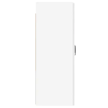 Armoires murales 2 pcs blanc bois d'ingénierie