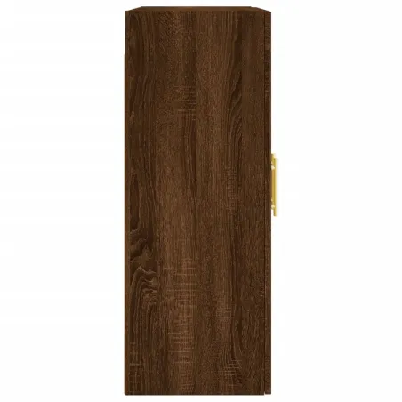 Armoires murales 2 pcs chêne marron bois d'ingénierie