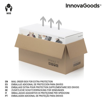 3-in-1 Opvouwbare Ledspiegel met Make-uporganizer Panomir InnovaGoods 2