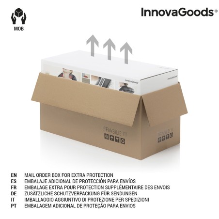 Klappbarer Spiegel mit LED und 3-in-1-Make-up-Organizer Panomir Innova