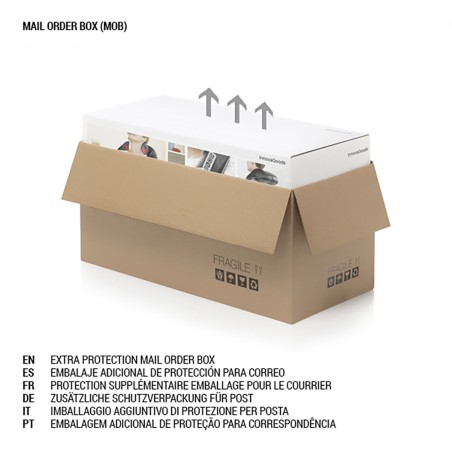 Espejo LED Plegable con Organizador de Maquillaje 3 en 1 Panomir Innov