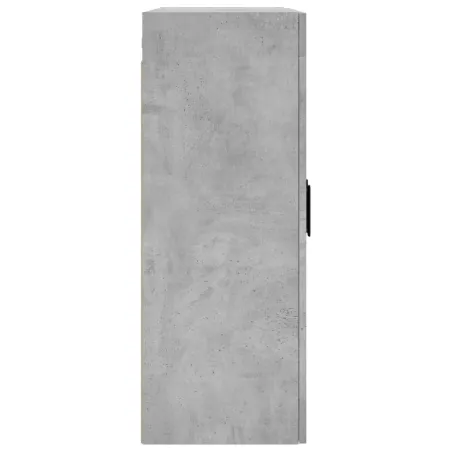 Armoires murales 2 pcs gris béton bois d'ingénierie