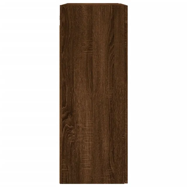 Armoires murales 2 pcs chêne marron bois d'ingénierie