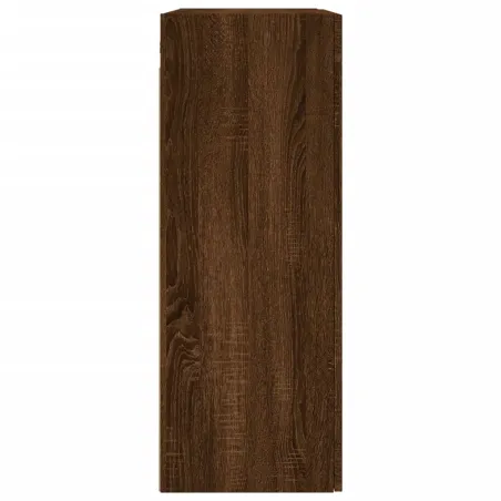 Armoires murales 2 pcs chêne marron bois d'ingénierie