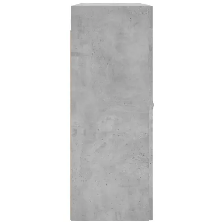 Armoires murales 2 pcs gris béton bois d'ingénierie