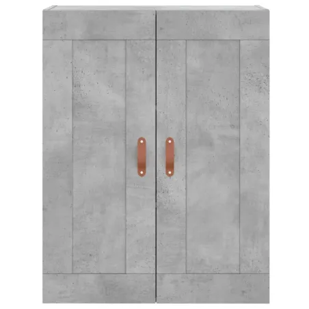 Armoires murales 2 pcs gris béton bois d'ingénierie