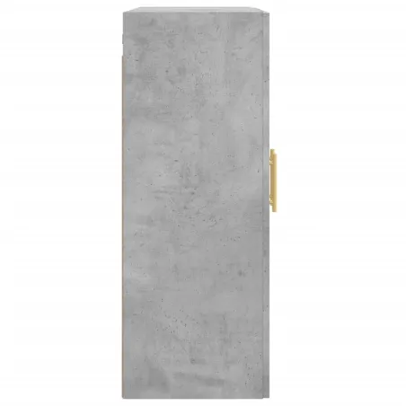 Armoires murales 2 pcs gris béton bois d'ingénierie