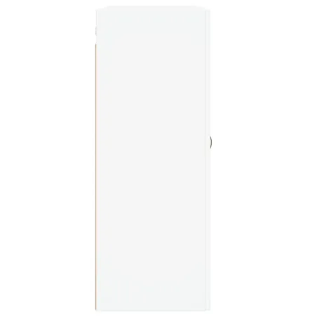 Armoires murales 2 pcs blanc bois d'ingénierie