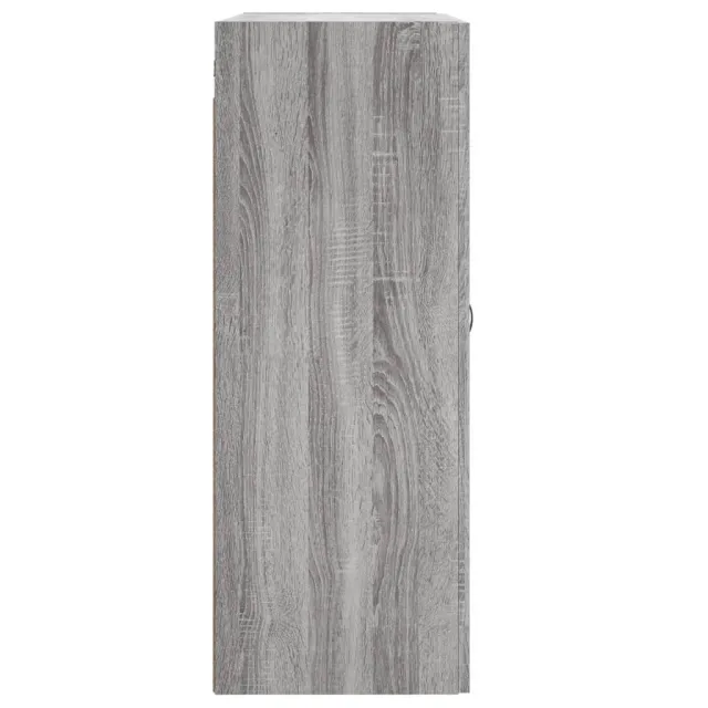 Armoires murales 2 pcs sonoma gris bois d'ingénierie