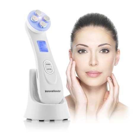 Gesichtsmassagegerät mit Radiofrequenz, Phototherapie und Elektrostim