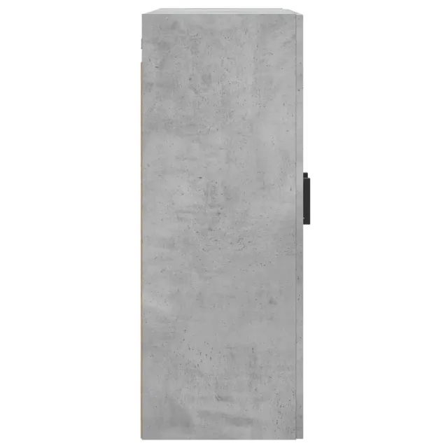 Armoires murales 2 pcs gris béton bois d'ingénierie
