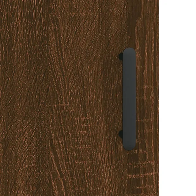 Armoires murales 2 pcs chêne marron bois d'ingénierie