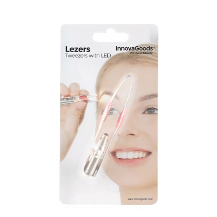 Pinzas de Depilar con LED Lezers InnovaGoods 2