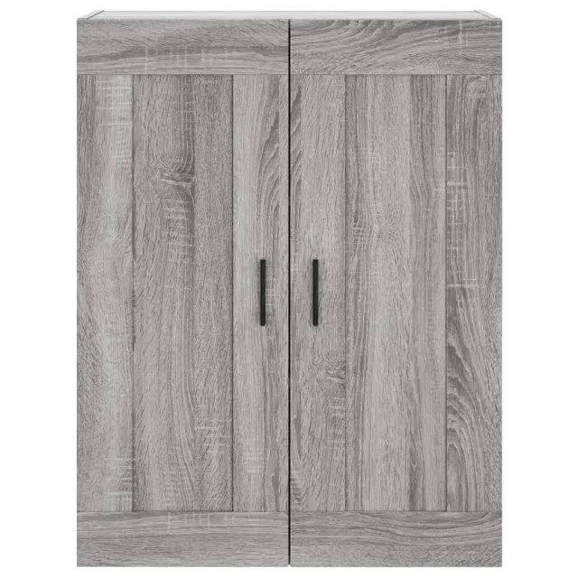 Armoires murales 2 pcs sonoma gris bois d'ingénierie