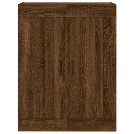 Armoires murales 2 pcs chêne marron bois d'ingénierie