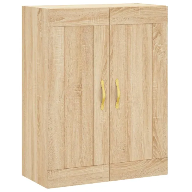 Armoires murales 2 pcs chêne sonoma bois d'ingénierie