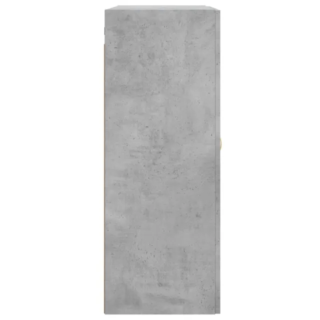 Armoires murales 2 pcs gris béton bois d'ingénierie
