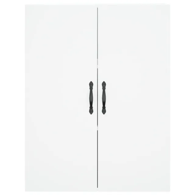 Buffet haut Blanc 69,5x34x180 cm Bois d'ingénierie