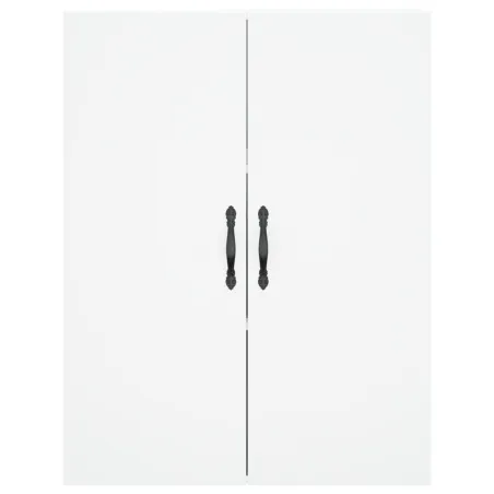 Buffet haut Blanc 69,5x34x180 cm Bois d'ingénierie