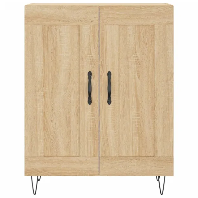 Buffet haut Chêne sonoma 69,5x34x180 cm Bois d'ingénierie