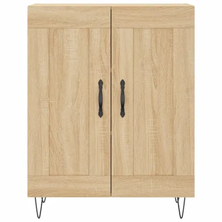 Buffet haut Chêne sonoma 69,5x34x180 cm Bois d'ingénierie
