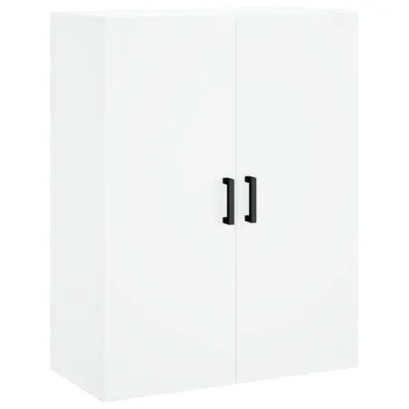 Buffet haut Blanc 69,5x34x180 cm Bois d'ingénierie