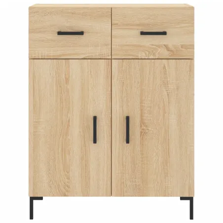 Buffet haut Chêne sonoma 69,5x34x180 cm Bois d'ingénierie
