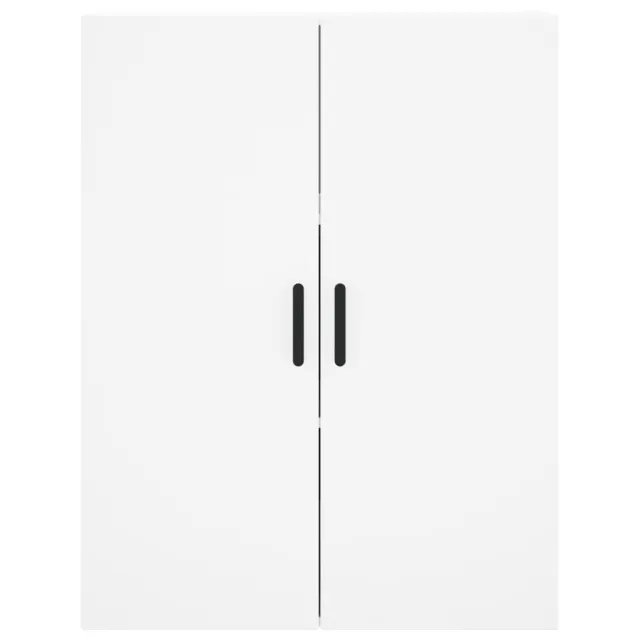 Buffet haut Blanc 69,5x34x180 cm Bois d'ingénierie