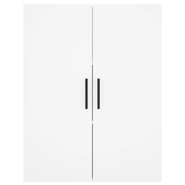 Buffet haut Blanc 69,5x34x180 cm Bois d'ingénierie