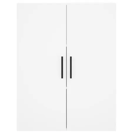 Buffet haut Blanc 69,5x34x180 cm Bois d'ingénierie