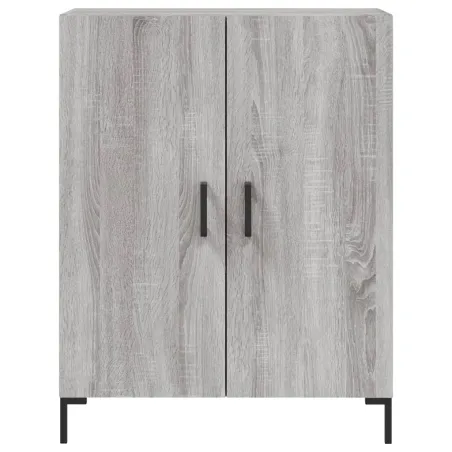 Buffet haut Sonoma gris 69,5x34x180 cm Bois d'ingénierie