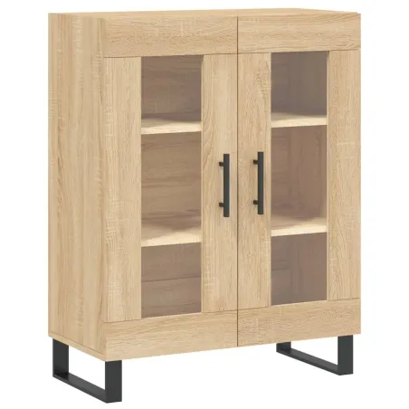 Buffet haut Chêne sonoma 69,5x34x180 cm Bois d'ingénierie