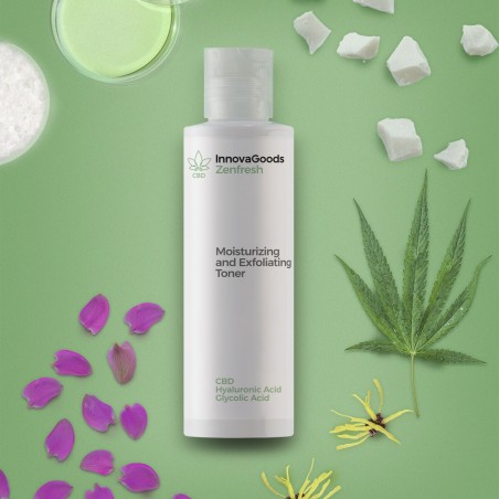 Tonique Hydratant et Exfoliant pour le Visage CBD Zenfresh InnovaGoods