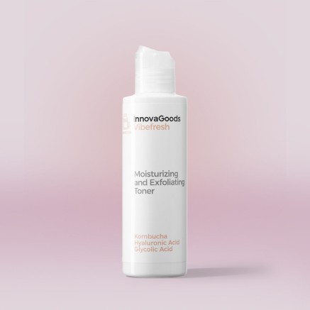 Hydraterende en exfoliërende gezichtstoner Kombucha Vibefresh InnovaG