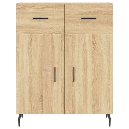 Buffet haut Chêne sonoma 69,5x34x180 cm Bois d'ingénierie